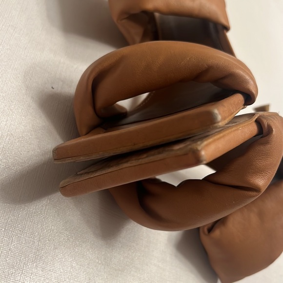 ALOHAS Twist Strap Mule in Tan/Brown Leather - Picture 8 of 8